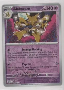 Alakazam Reverse Foil Pokemon Scarlet & Violet: Twilight Masquerade TWM #082 - Image 1