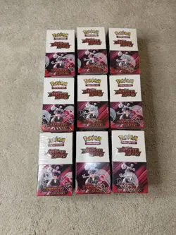Pokemon Destined Rivals Sealed Half Booster Box, 18 Packs (1 box per order) - Image 3