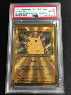 Pokemon 2021 Pikachu Celebrations Ultra Premium Collection PSA 8 - Image 1