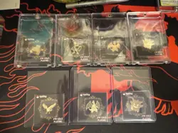 Pokemon 24K Gold Plated Stickers (7) - Image 1