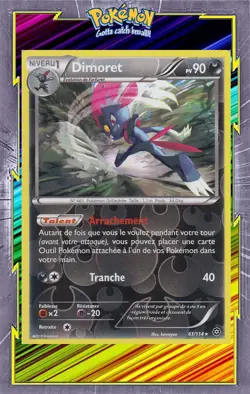 🌈Dimoret Reverse-XY11:Offensive Vapeur-61/114-Carte Pokemon Neuve Francaise - Image 1