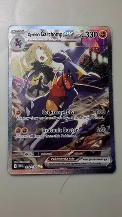 Pokemon TCG Cynthia's Garchomp EX 232/182 Destined Rivals. NM 🔥🔥 I'm - Image 1