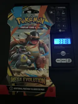(VERY HEAVY) 33.18g Pokemon TCG Mega Evolution Sleeved Booster Pack (SEALED)✅ - Image 1