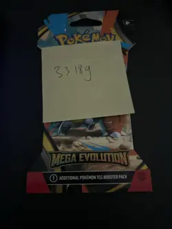(VERY HEAVY) 33.18g Pokemon TCG Mega Evolution Sleeved Booster Pack (SEALED)✅ - Image 4