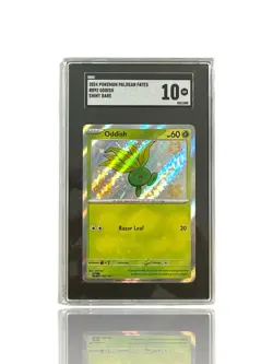 ‼Pokemon Oddish 092/091: Paldean Fates Holo GRADE 10! FAST SHIP~SHOOT OFFER!💨 - Image 1
