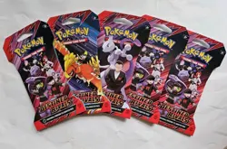 LOT of 5 - Pokemon TCG Scarlet & Violet: Destined Rivals Sleeved Booster Packs - Image 1