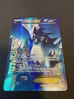 FULL ART Articuno EX ULTRA RARE Team Plasma Storm Set 132/135 Pokemon TCG LP++ - Image 1