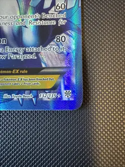 FULL ART Articuno EX ULTRA RARE Team Plasma Storm Set 132/135 Pokemon TCG LP++ - Image 3