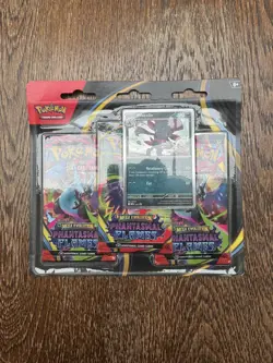 Pokemon TCG: Phantasmal Flames 3 Pack Triple Blister Weavile Promo - In Hand - Image 1