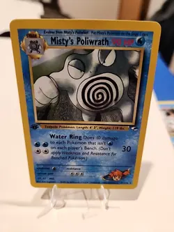 Pokemon TCG Misty's Poliwrath Gym Heroes 31/132 Regular 1st Edition Rare LP - Image 4