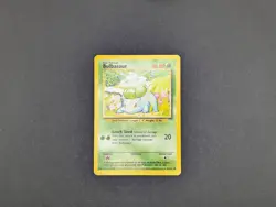 Pokemon TCG Bulbasaur Regular Unlimited Common Base Set 44/102 - Excellent - Image 1