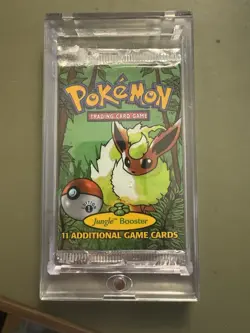 Wizards of the Coast First Edition Pokemon Jungle Booster Pack 742818060639 - Image 1