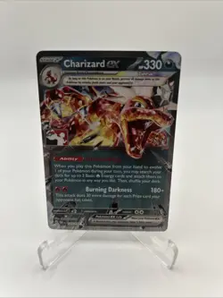 125/197 Charizard ex Prize Pack Series Stamped Play Pokemon TCG Obsidian Flames - Image 1