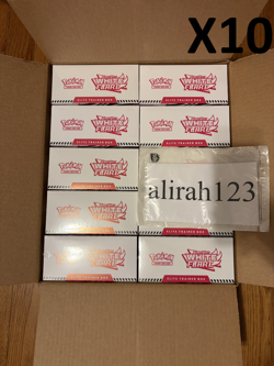 Case of x10 Pokemon TCG White Flare Elite Trainer Box’s ETB - Image 1