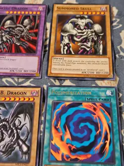 Black Skull Dragon Summoned Skull Red Eyes B. Dragon Polymerization Yugioh Set - Image 3
