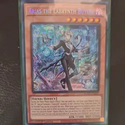 Yugioh! Arias the Labrynth Butler - AGOV-EN017 - Secret Rare - 1st Edition Near - Image 1