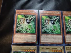 3x PSY - Framegear Gamma + PSY - Frame Driver Rare Yugioh Card Set NM - Image 2