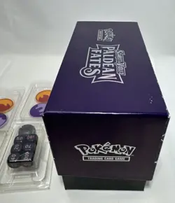 Paldean Fates Pokemon Empty(no Cards) Trainer Box W/ 3 Dice And 3 TCG Markers - Image 5