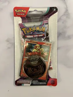 Pokemon Paldea Evolved Blister Pack With Growlithe Promo Card - Image 1