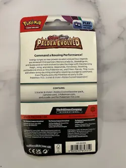 Pokemon Paldea Evolved Blister Pack With Growlithe Promo Card - Image 2