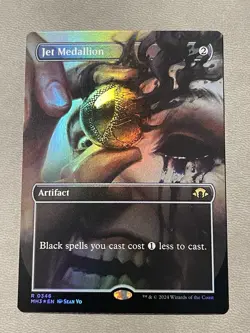 Jet Medallion (Borderless) -Foil Near Mint MTG Modern Horizons 3 - Image 1