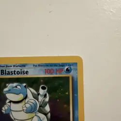Pokemon TCG Blastoise Holo Rare Card 1999 Base Set 2/102 grading opportunity - Image 3