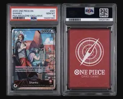 Shanks (2025 PSA Magazine Promo) OP09-001 One Piece Promotion Cards Foil - Image 2
