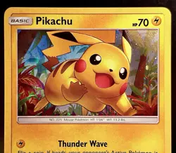 NM Cosmos Holo Pikachu Pokemon Card | Black Star Promo | S&M Promos SM76 | BLEED - Image 3