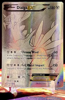 NM Full Art Dialga EX Pokemon Card | Secret Rare | XY Phantom Forces 122/119 - Image 3