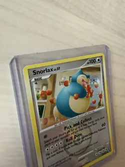 Pokemon TCG Snorlax 33/111 Promo Card Crosshatch Reverse Holofoil NM - Image 3