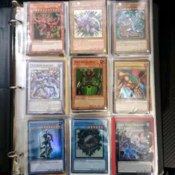 YuGiOh Folder Binder Holo Collection + loose cards Bundle - Image 1