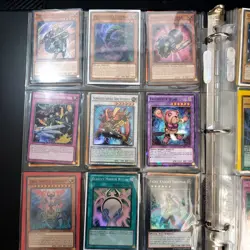 YuGiOh Folder Binder Holo Collection + loose cards Bundle - Image 2