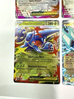 NEW Pokemon Phantasmal Flames EX 4 Card Lot - Mega Lopunny, Heracross, Rotom - Image 5