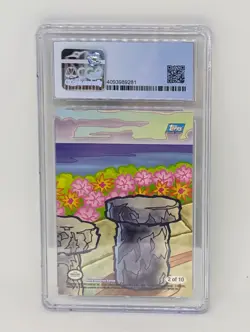 2000 Topps Pokemon Articuno Misty Movie 2000 Sticker Card CGC 9 - Image 2