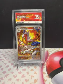 ACE 10 Infernape 173/167 Twilight Masquerade Illustration Rare Pokemon Card TCG - Image 1