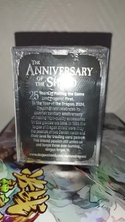 Limited Edition 100 Sleeves Dragon Shield 25th anniversary Matte Art carte card - Image 2