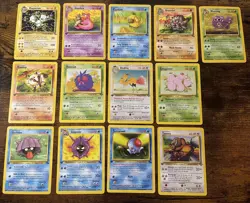 Pokemon TCG Vintage WOTC Rare 1st Edition Card Lot of 13 Cards LP-MP - Image 1