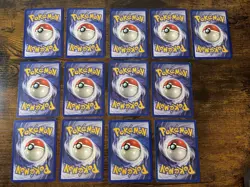 Pokemon TCG Vintage WOTC Rare 1st Edition Card Lot of 13 Cards LP-MP - Image 4