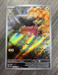 Pawmi - 226/091 Pokemon Paldean Fates Illustration Rare Card NM - Image 1