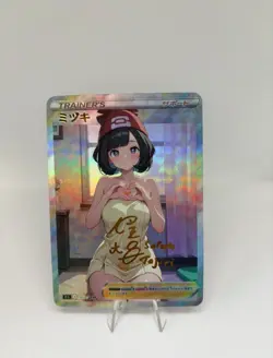 Pokemon Anime Waifu ACG DIY Trainer Art card - Image 1