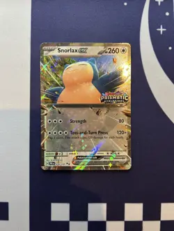 Snorlax ex (Prismatic Evolution Stamped) 076/131 Miscellaneous Cards & Products - Image 1
