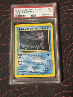 Pokemon TCG Shining Gyarados Holo Card Neo Revelation 65/64 PSA 3 - Image 1