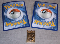 Pokemon Jumbo Reshiram Zekrom Kyurem & Magikarp & Wailord Card Gold BK Charizard - Image 4