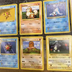Pokemon TCG Base Set Shadowless Lot 10 Cards - Image 4