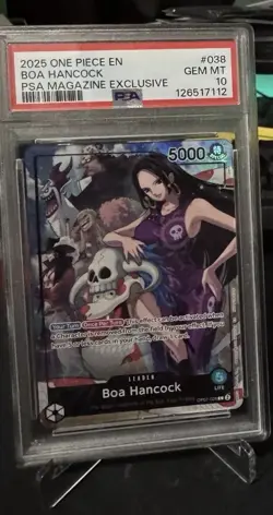 Boa Hancock (2025 PSA Magazine Promo) OP07-038 One Piece Promotion Cards Foil - Image 3