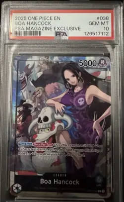 Boa Hancock (2025 PSA Magazine Promo) OP07-038 One Piece Promotion Cards Foil - Image 4
