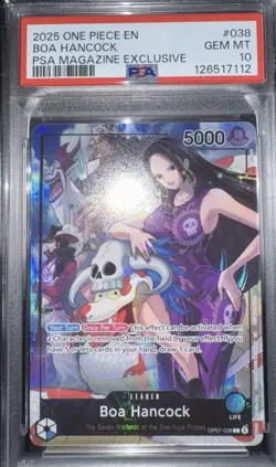 Boa Hancock (2025 PSA Magazine Promo) OP07-038 One Piece Promotion Cards Foil - Image 5