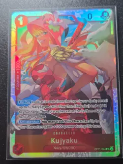 Kujyaku OP11-004 SR a Fist of Divine Speed One Piece Card Game - Image 1