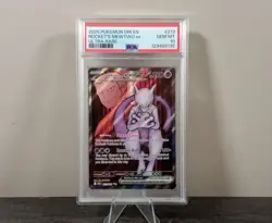 Pokemon TCG Team Rockets Mewtwo EX Full Art English Card 213/182 PSA 10 - Image 1