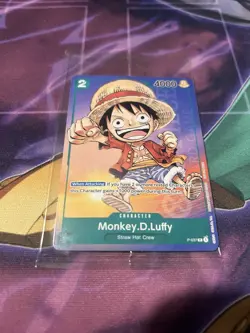 One Piece Card Game - Monkey D. Luffy Anime Expo 2023 Promo P-037 Sealed No Foil - Image 1